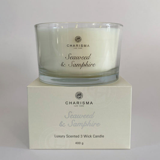 Seaweed and Samphire 3 Wick Candle