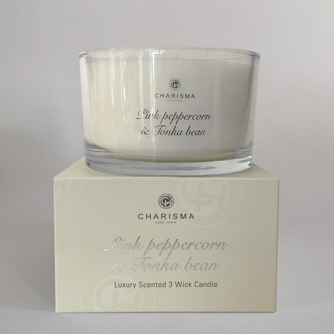 Pink Peppercorn & Tonka Bean 3 Wick Candle