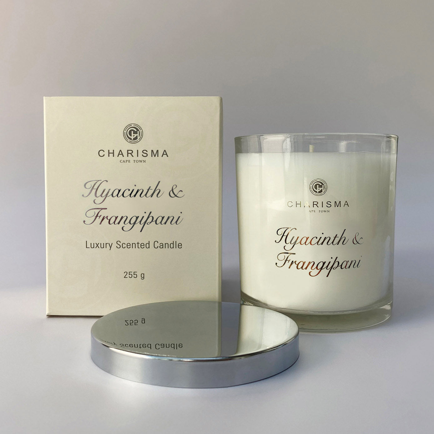 Hyacinth & Frangipani Luxury Scented Candle