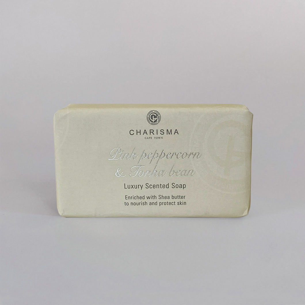 Pink Peppercorn & Tonka Bean Luxury Scented Soap