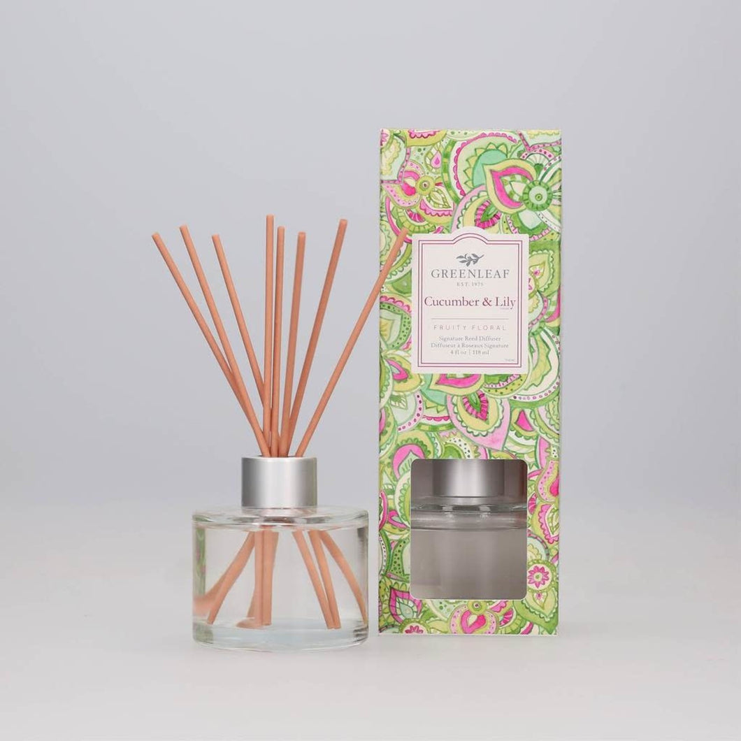 Cucumber & Lily Signature Reed Diffuser