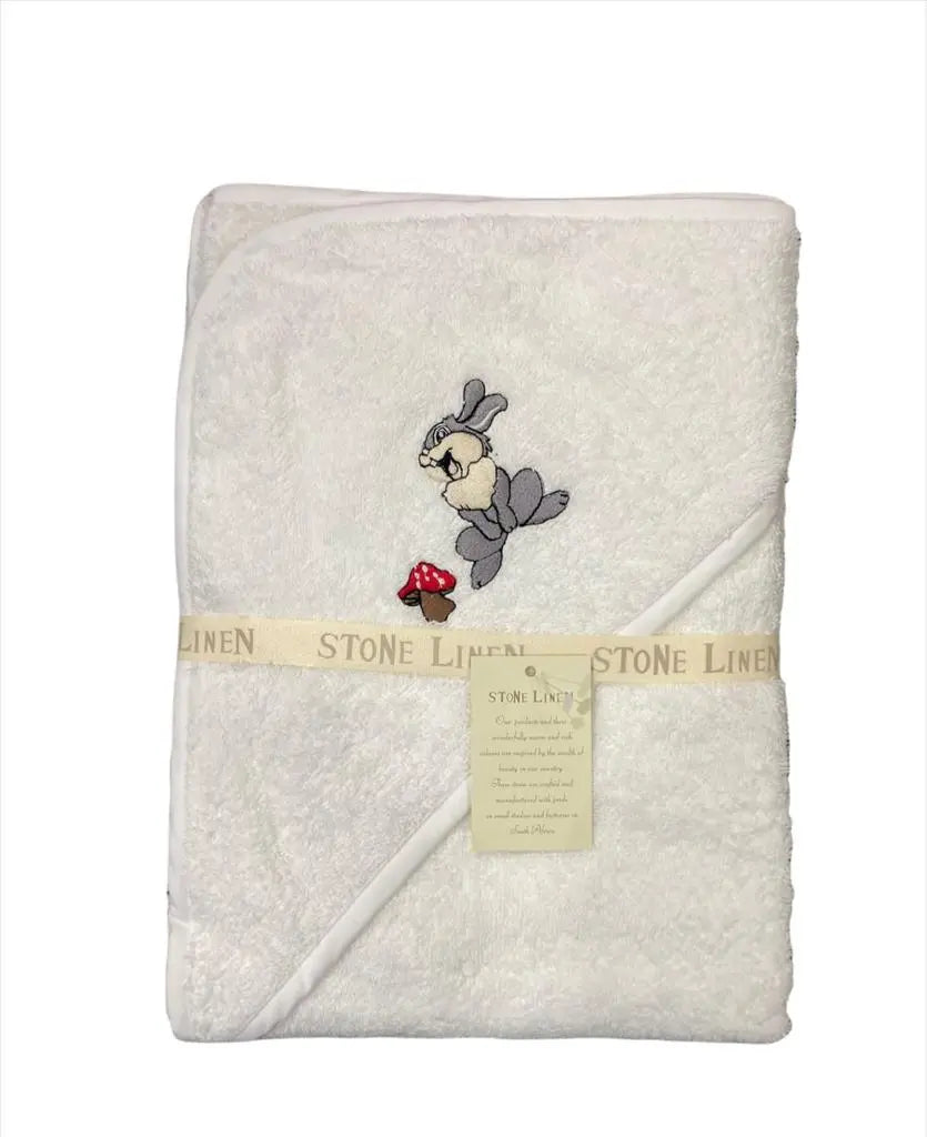 Baby Hooded Cotton Towel - Rabbit
