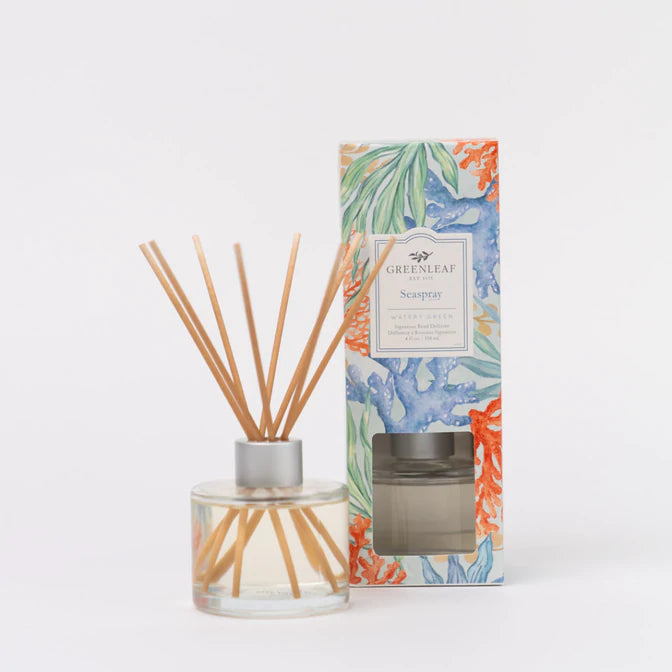 Seaspray Signature Reed Diffuser – Linen and Glass